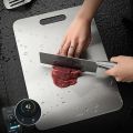 Thickened Stainless Steel Cutting Board Antibacterial and Mildew-proof Household Cutting Board Kitchen Kneading Dough Board. 