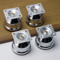 4pcs Sanded Metal Furniture Legs - Durable replacements for sofas, cabinets and DIY projects, easy to install, modern design.. 