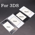 1PCS Glass Plastic Mirror For 3DS New Replacement Plastic Top Front LCD Screen Frame Lens Cover For 3DS.