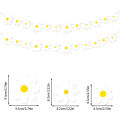 Daisy Happy Birthday Party Decoration Banner with White Daisy Flower Birthday Garland Flag Decoration kids adult Scene Bunting.