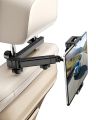 Car Headrest Tablet Phone Holder, Adjustable Telescopic Back Seat Mount for Phones and Tablets. 