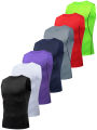 Boyfriend Style Men Compression Elastic Sports Tank Top, Quick-Drying Moisture-Wicking Breathable Underwear, Suitable For Basket.
