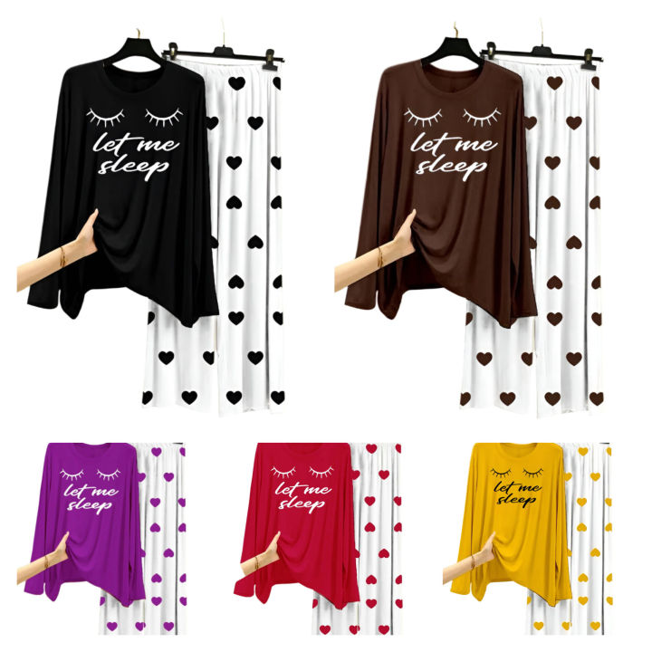 Highly Recommend Nightwear  PJ Set Night Dress  Loungewear sleepwear Homewear Comfortable | Most selling & MOST Demanding Nightwear