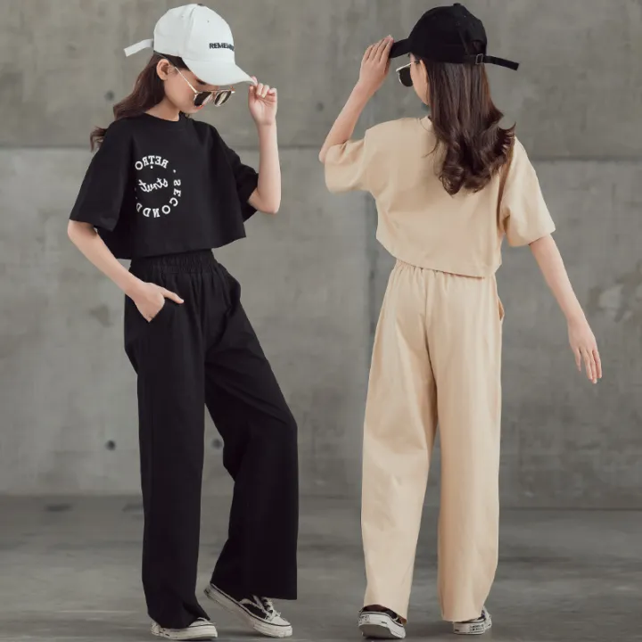 New%20Spring%20Summer%20Teenager%20Girls%20Clothing%20Sets%20Children%20Short%20Tops%20T%20Shirt%20And%20Pants%202Pcs%20Kids%20Tracksuit%205%206%208%2010%2012%2014%20Years%20-%20Image%202