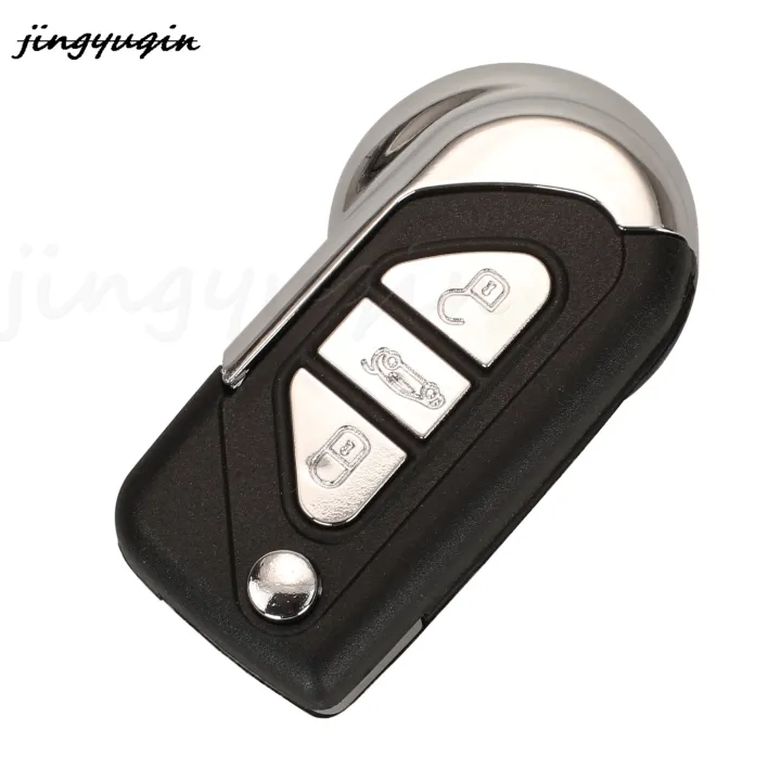 Jingyuqin%202/3%20Buttons%20Flip%20Folding%20Remote%20Car%20Key%20Shell%20Case%20Fob%20For%20Citroen%20DS3%20With%20Uncut%20VA2%20Blade%20Housing%20Cover%20-%20Image%203