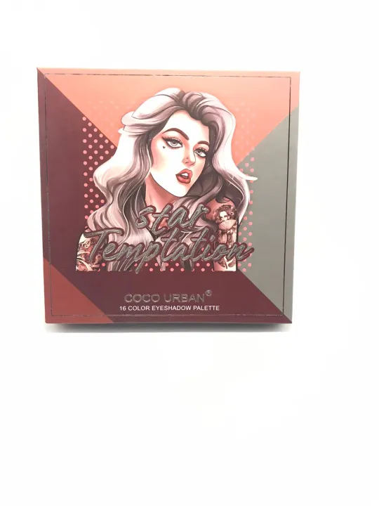 COCO%20URBAN%20"Star%20Temptation"%2016-Color%20Eyeshadow%20Palette%20-%20Matte%20Shimmer%20Pigmented%20Nude%20&%20Smoky%20Tones%20-%20Image%204