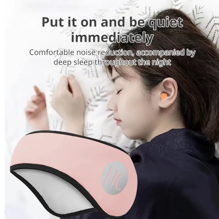 Soundproof%20Sleeping%20Earmuffs%20Snore%20Isolation%20Noise%20Plush%20Blindfold%20Eyes%20Bandage%20For%20Office%20Dorm%20Travel%20Lunch%20Breaks%20-%20Image%203