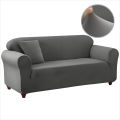 Solid Color Sofa Covers for Living Room Elastic Sofa Cover L Shaped Corner Couch Cover Slipcover Chair Protector 1/2/3/4 Seater. 