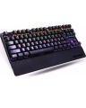 Cool Backlit Gaming Mechanical Keyboard, 87 Key Colorful LED USB Wired Game Keyboard, Black
 | K28 Keyboard. 