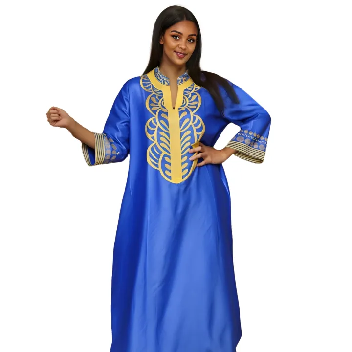 African%20Attire%20For%20Women%20Abaya%20Embroidery%20Plus%20Size%20Elegant%20Party%20Church%20Dress%20-%20Image%203