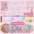 Miniature Scene Collection 2.0 Landscape Stickers 3D House Girl Decompression DIY Children's Handbag Stickers. 