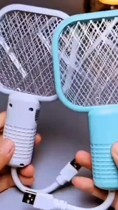 USB Mosquito Killer Racket Lamp 2 In 1 Mosquito Swatter Fly Killer ...