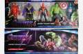 Avengers Five Super Hero Hulk Spider Man Toy Foldable Body. 