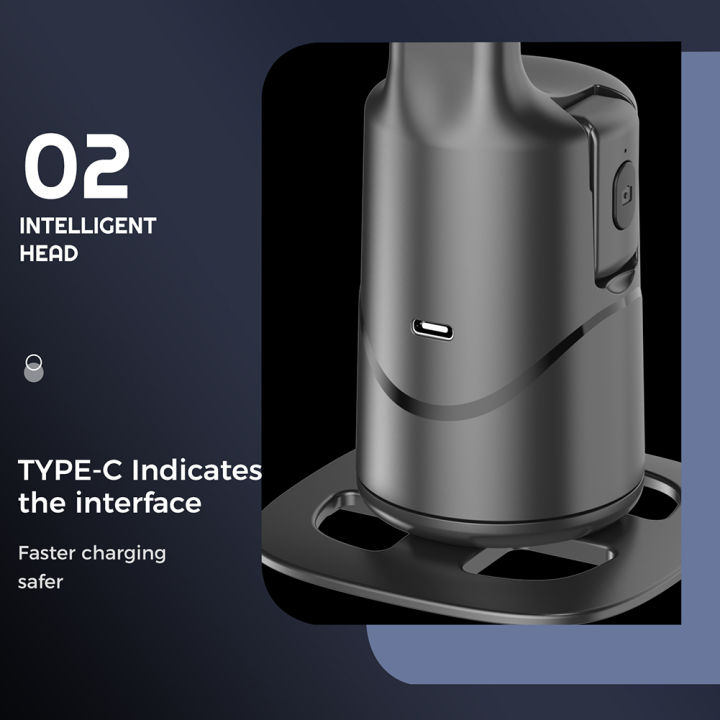 360%C2%B0%20Rotating%20Auto%20Face%20Tracking%20Phone%20Stand%20No%20App%20Gesture%20Control%20Smart%20Shooting%20Camera%20Mount%20with%20Selfie%20Light%20Remote%20-%20Image%206