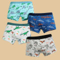 4pcs/Lot Boys Boxer Briefs Kids Cotton Underwear Baby Boy Underpants Teenager Cartoon Print Soft Children Panties 2-15Y 2024 New. 