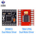 TB6612 DRV8833 Dual Motor Driver 1A TB6612FNG for Arduino Microcontroller Better than L298N. 