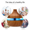 Home Wood Grain Air Humidifier Purifier Aroma Diffuser USB Ultrasonic Cool Mist Sprayer Essential Oil Fragrance. 
