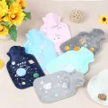 1PC Tummy Warmers Hot Water Bottle Rubber Bag Cute Cartoon Warm Relaxing Safe Heat Cold Large Plush Cloth Hot Water Bag. 