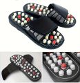 Rotating Acupressure Massage Slippers - Ergonomic EVA Sole Reflexology Foot Massager with Pressure Point Stimulation. 
