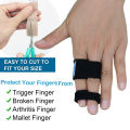 Pexmen 1/2/5/10Pcs Buddy Tape Finger Straps With Padded No-Slip Hook and Loop Finger Splint Solution To Support Injured Fingers.