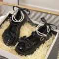 Lolita Shoes Heart Buckle Women Sweet Bow Pearl Chain Mary Janes Shoes Woman PU Leather Thick Bottom Party Pumps Mujer Zapatos. 