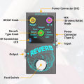 Guitar Effects Pedal Digital Reverb Guitar 9 Different Reverb Guitar Effect Pedal Wireless Accompaniment DECAY/MIX Luminous. 