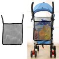 Baby Stroller Mesh Bag Black Perspective Mesh Organizer Hanging Bag Portable Bottle Snack Storage Bag Stroller Accessories. 