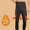 Men's Winter Thermal Underwear Camel Hair Lined Ultra Soft Solid Color Man Pants Warm Legging Thermal Male Clothes Plus 8XL 7XL. 