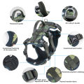 Pet Travel Set - Adjustable Dog Chest Harness / Dog Leash / Pet Bib / Pet Collar, Suitable For Small/Medium/Large Dogs. 