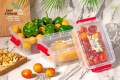 Airtight Food Storage Box / Novel Plastic / 1200ml-7000ml/ Microwave safe. 
