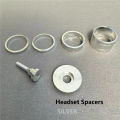 Bike Headset Cap Aluminum 7075 Head-cap Headset Acessories Extra Light CNC Machined Top and Titanium Bolt Stem Cap Bicycle Part. 