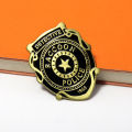 Raccoon Police Department Residents Evil movie badge Enamel Pin brooch jewelry Backpack Decorate.