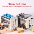 Silicone Toaster Dust Cover Breakfast Machine Dustproof Cover Toaster Upper Lid Protecting Kitchenware From Dust Splash Buggs. 