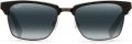 Maui Jim Men's and Women's Kawika Polarized Classic Sunglasses, Black Gloss w/Antique Pewter/Neutral Grey, Medium. 