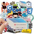 50pcs Internet Programming Stickers Python Java Geek Php Docker Html Bitcoin Vinyl Decals Laptop Phone Kids Sticker Toy Gift.