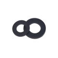 500PCS 8 Sizes M2-M10 Black Nylon Flat Washers Assortment kit M2 M2.5 M3 M4 M5 M6 M8 M10 Plane Spacer Insulation Gasket Ring.