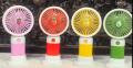 Cute Mini Fan USB Rechargeable Hand Fan with Phone Holder – Portable Powerful Cooling Fan for Travel, Office & Outdoor.