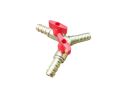 Three-Way Valve 3 Way Hose Connector Barb Ball Valve Y Shape Pipe Sp.... 