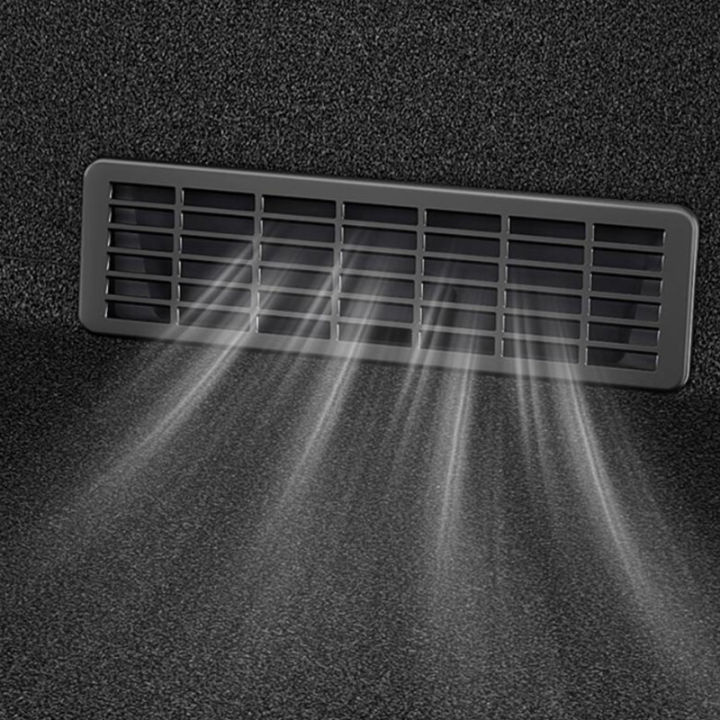 2PCS Floor Air Flow Vent Grille Protection For Tesla Model Y Juniper 2025 2026 Air Vent Cover Rear Under Seat Air Condition