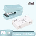 Mini Stapler Set Portable Color Paper Binding Machine Use 24/6 26/6 Staples Fashion Stationery Office Supplies.