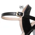 High heels platform Diamond leather 5 inches height increase platform 19-1537. 