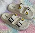 New Soft EVA Rubber Lightweight & Comfortable Buckle Sandals with Cute Charms for Girls & Womens Slippers.