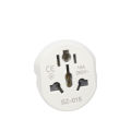 EU Plug Adapter 16A 250V Travel Adapter Converter 2 Round Socket High Quality Universal AU US UK CN To EU KR Wall Socket Outlet.