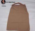 Naqab Patti Hijab in Georgette - Plain Casual Style, Free Size, Elegant Look. 