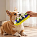 Dog Squeak Toy Teeth Grinding Bite Resistant Slippers Shape Puppy Chew Toy With Cotton Rope Pet Chewing Toys Dog Toys. 