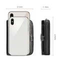 New Men's Wallet Retro Buckle Zipper Cow Leather Lightweight Multi Functional Wallet For Storing Money Shopping Card Bag. 