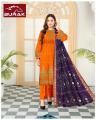 Chamak Damak - Festive Collection by BURAKBILAL Lawn-Collection Dress Clothes-/| 3-PC | Unstitched | Fashion Women Clothing Dresses Party Wear & Others Casual 2 Color design. 