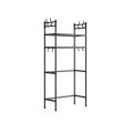 No Drill Wall Shelf High Strength Adjustable Load Bearing Multi Space Storage for Kitchen Bathroom Rent Friendly Easy Install. 