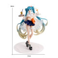 Anime Figure Wedding Dress Action Figures Kawaii Swimsuit Vocaloid PVC Collectible Model Toys Girl .