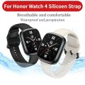 Sports Official Silicone Strap For Honor Watch 4 Smart Watch Replacement Wristband Correa For Huawei Honor Watch 4 Bracelet Belt. 